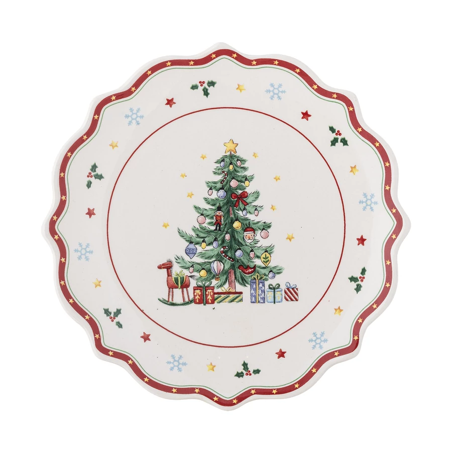 Karácsonyfás kerámia kistányér 6 db