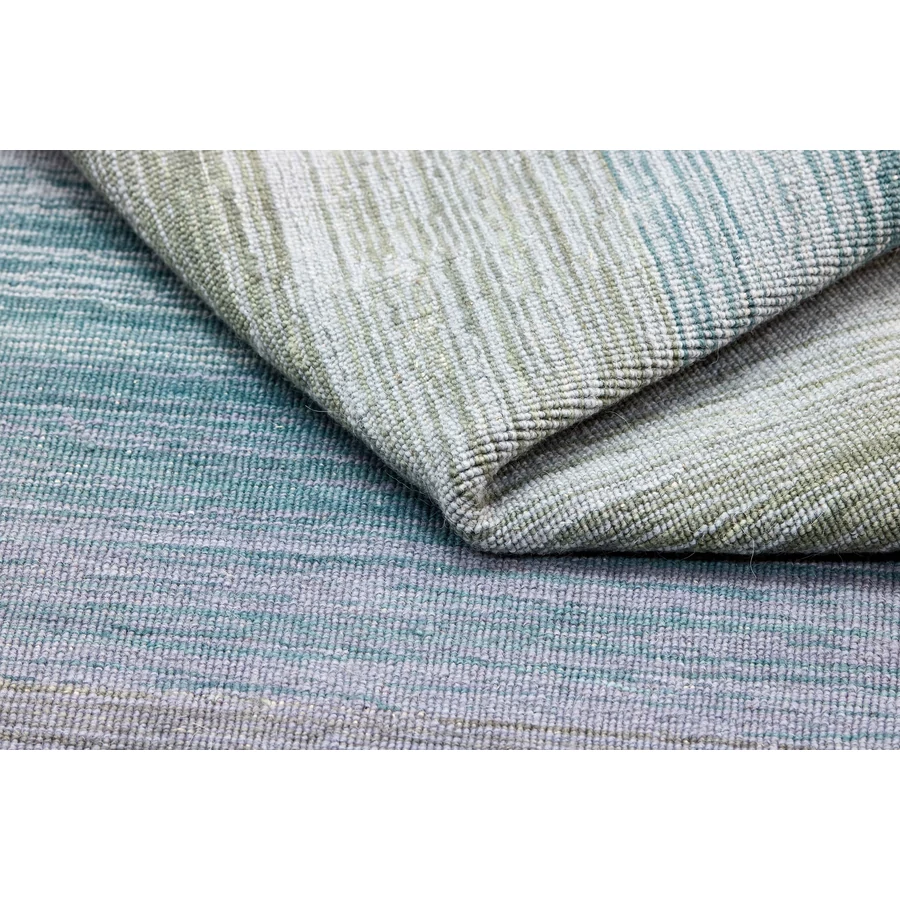 Kék és szürke gyapjú kilim szőnyeg 300x200 cm