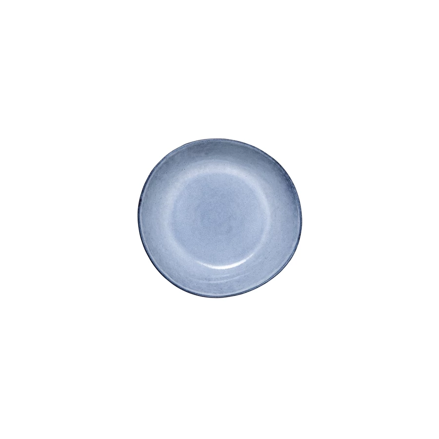 Kék kerámia mélytányér 6 db