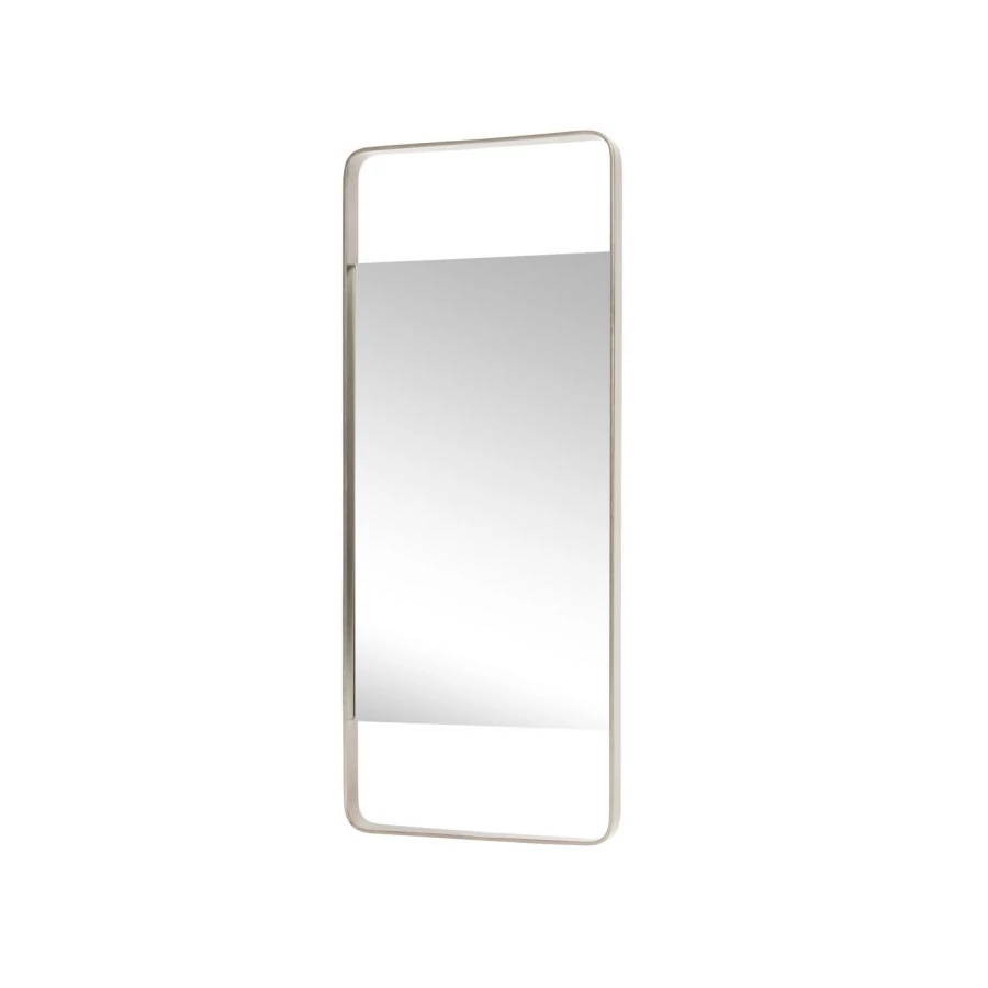 Minimalista ezüstszínű tükör