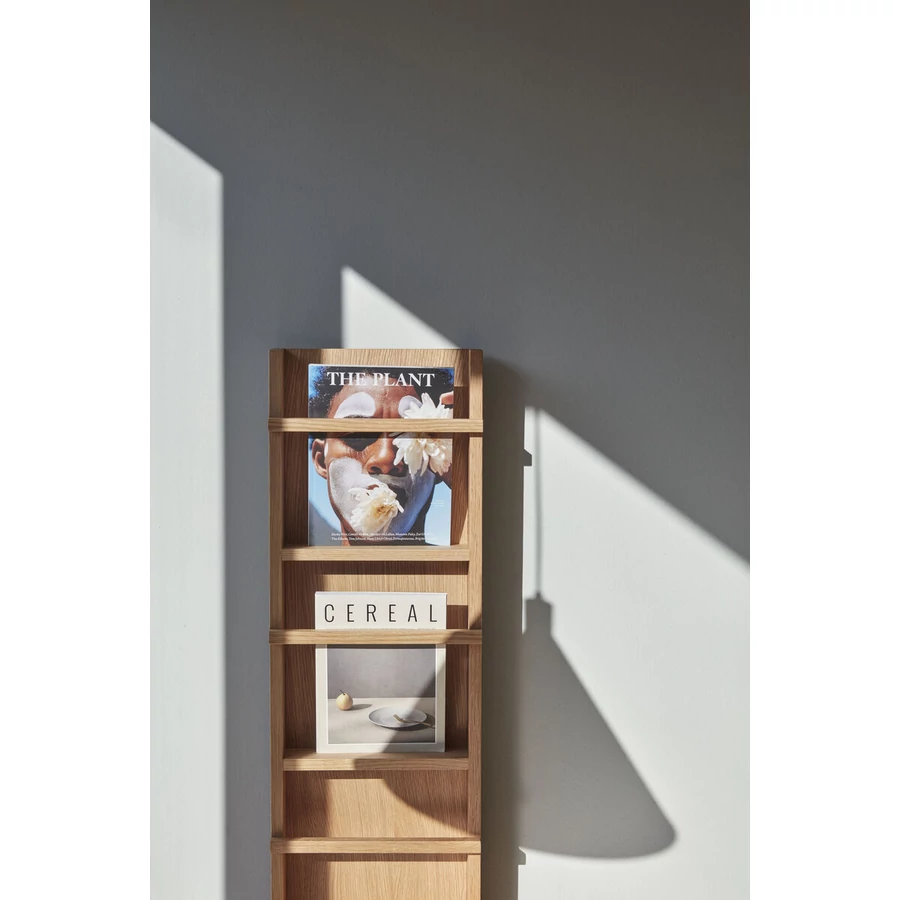 Minimalista tölgyfa polc