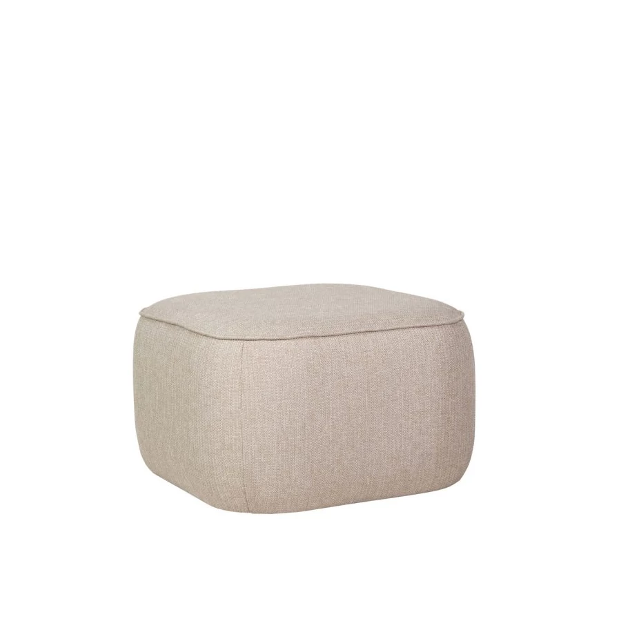 Modern bézs textil puff