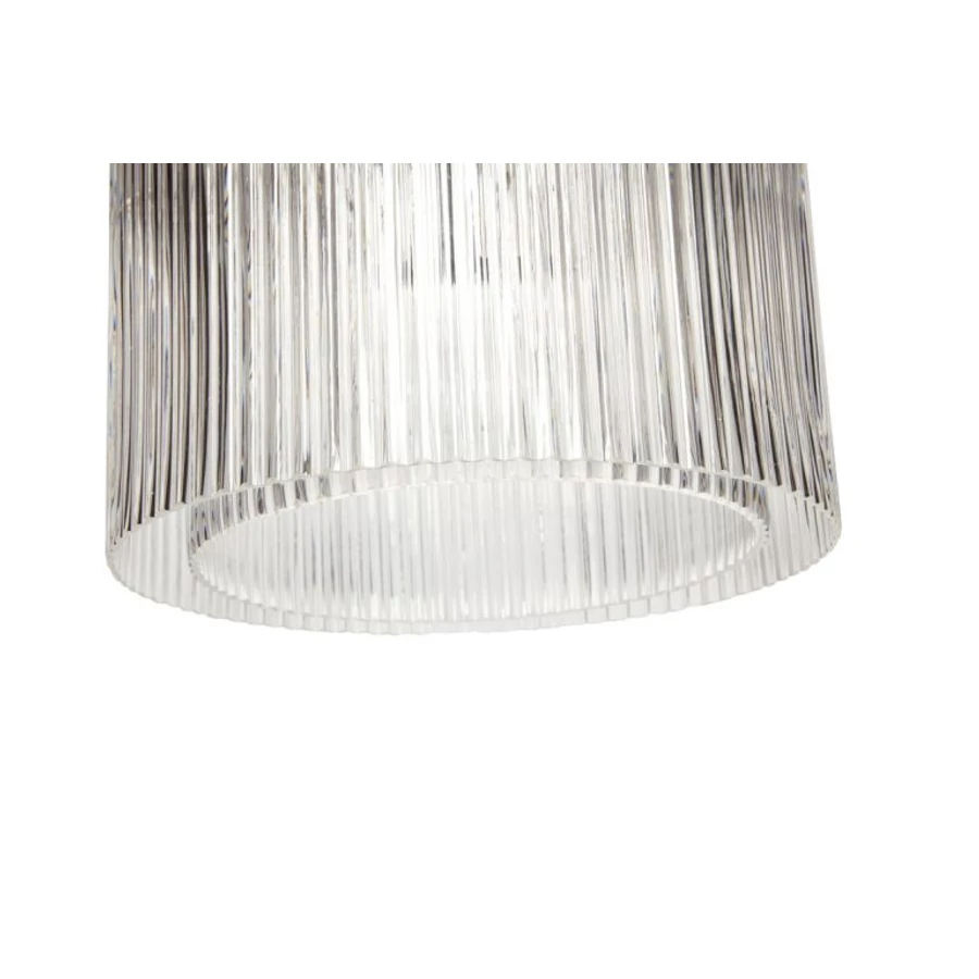 Modern hengeres üveg függőlámpa