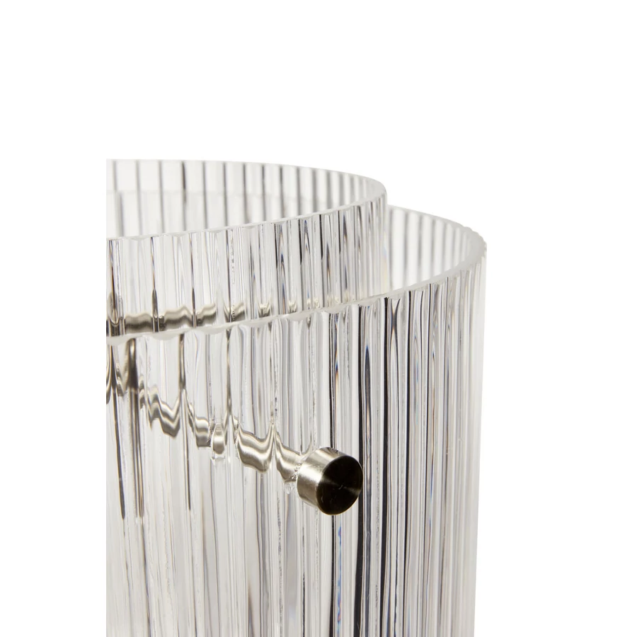 Modern hengeres üveg függőlámpa