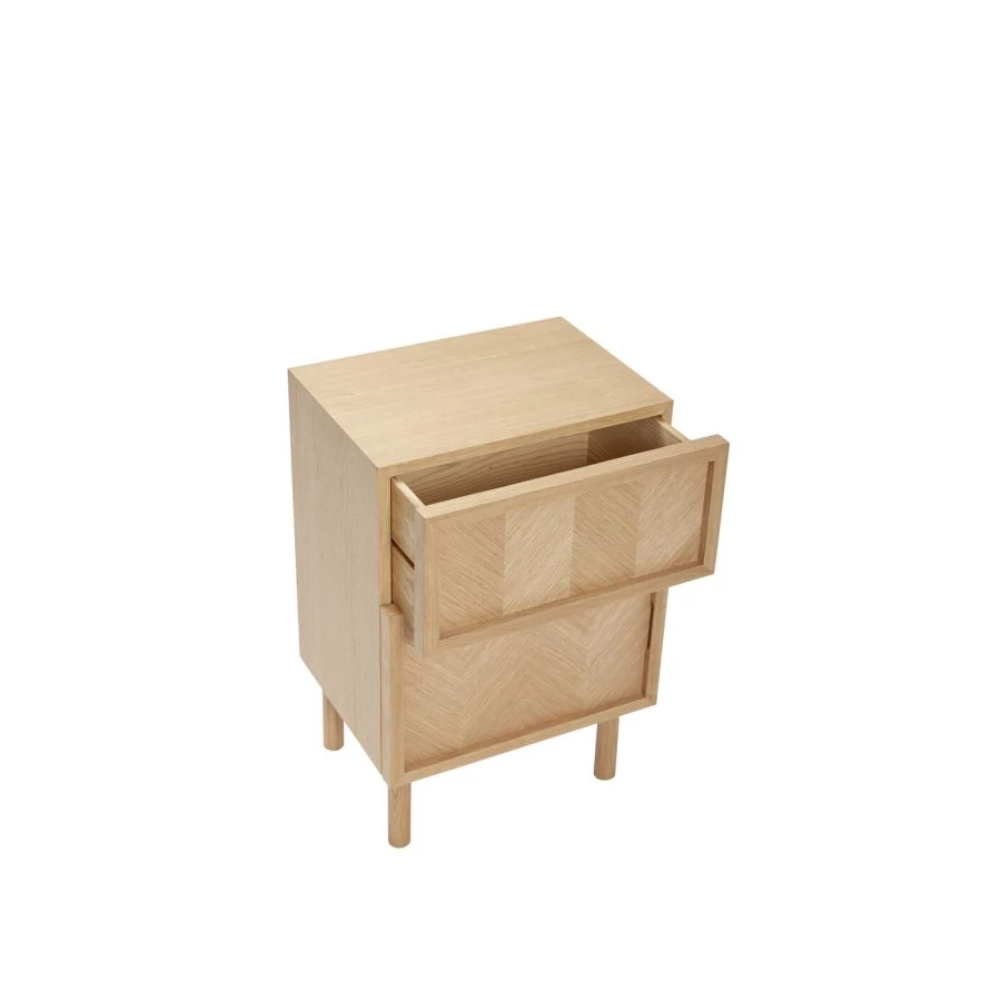 Modern tölgyfa éjjeliszekrény