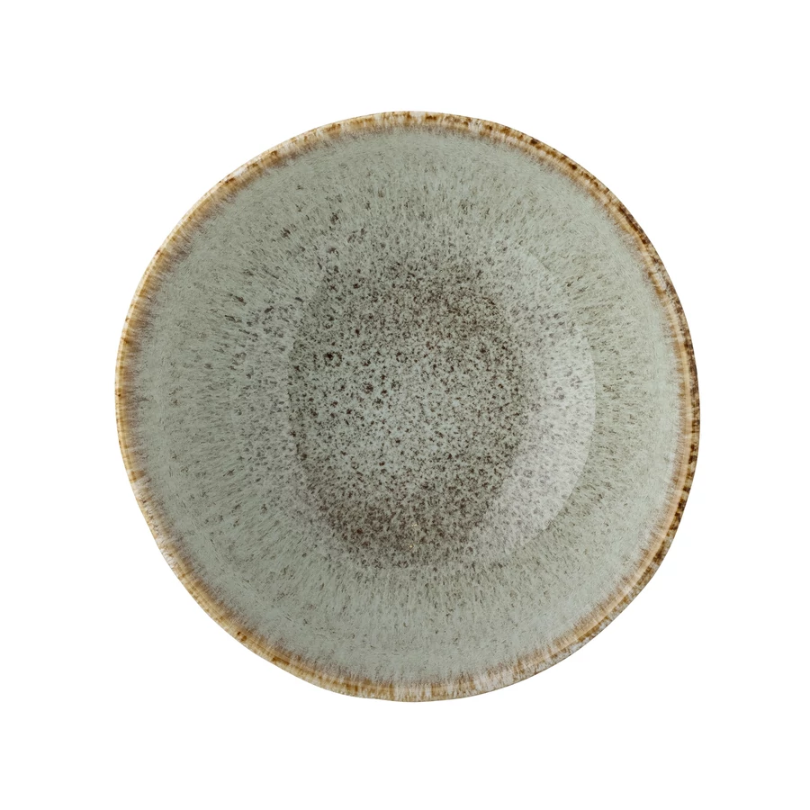 Natúr mintás kerámia reggelizőtál 6 db