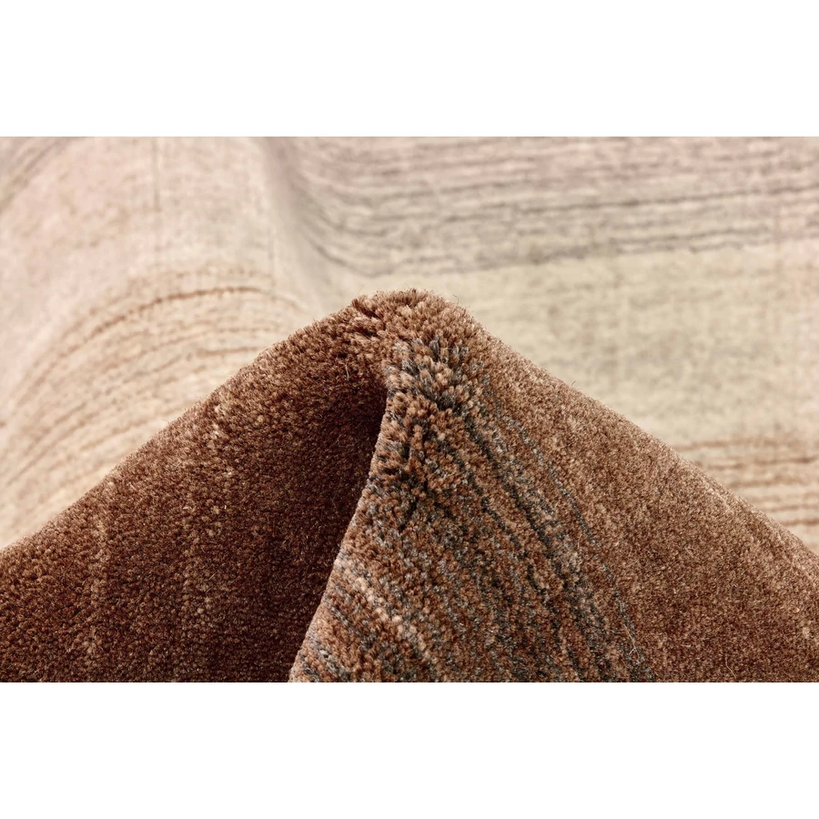 Natúr színes prémium gyapjú szőnyeg 90x160 cm