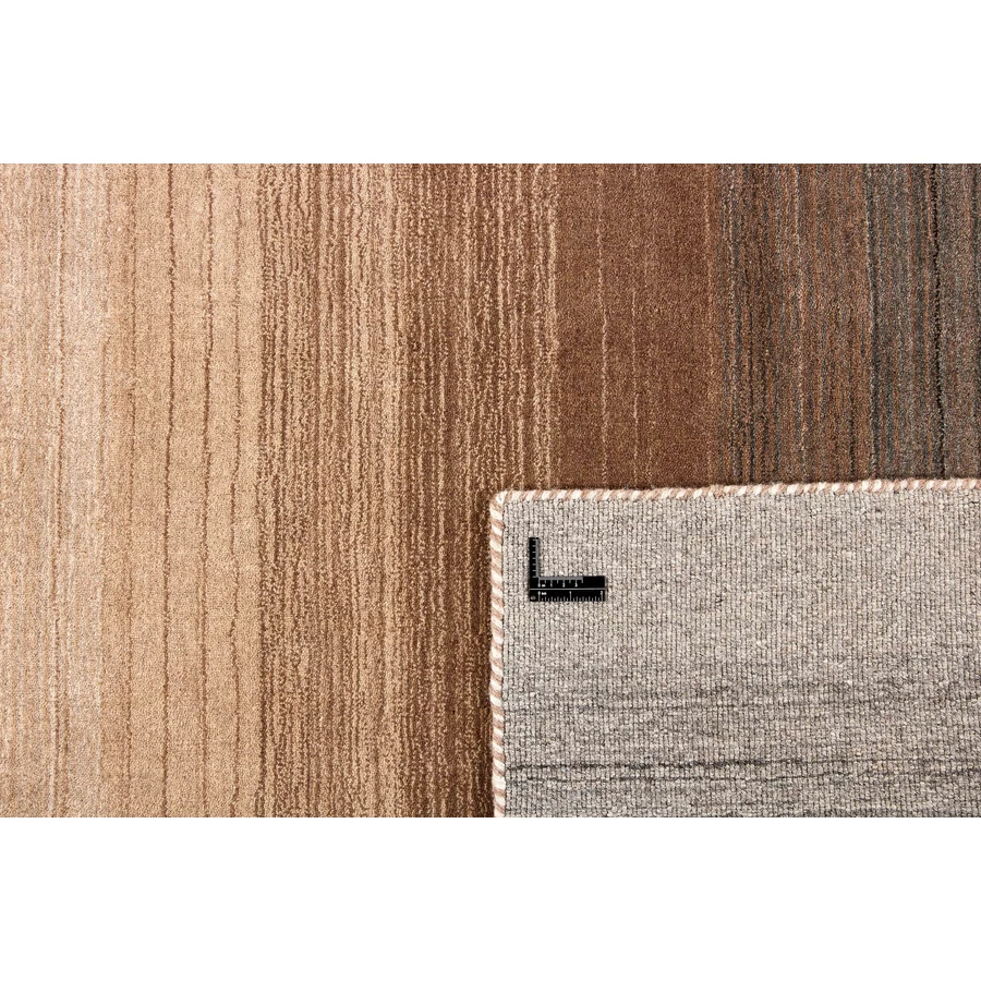 Natúr színes prémium gyapjú szőnyeg 90x160 cm