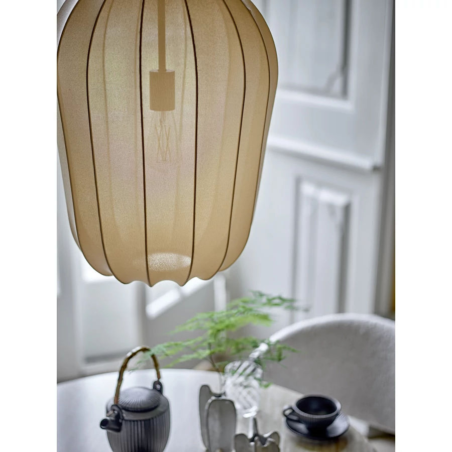 Natúr színű óriás függőlámpa 50 cm