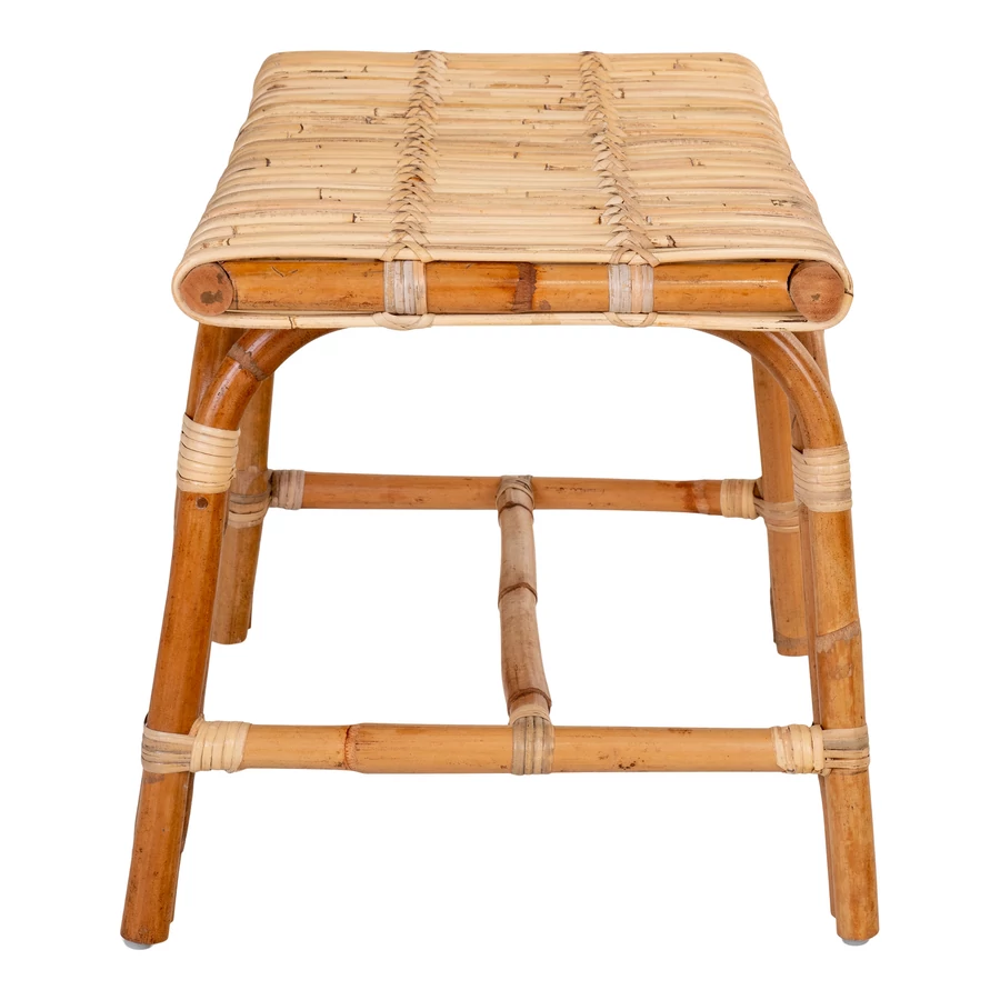 Rattan rácsos pad 90 cm