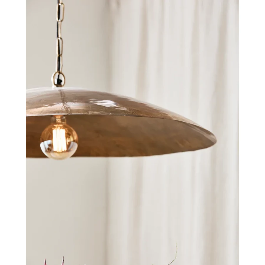 Nordic egyedi sárgaréz függőlámpa