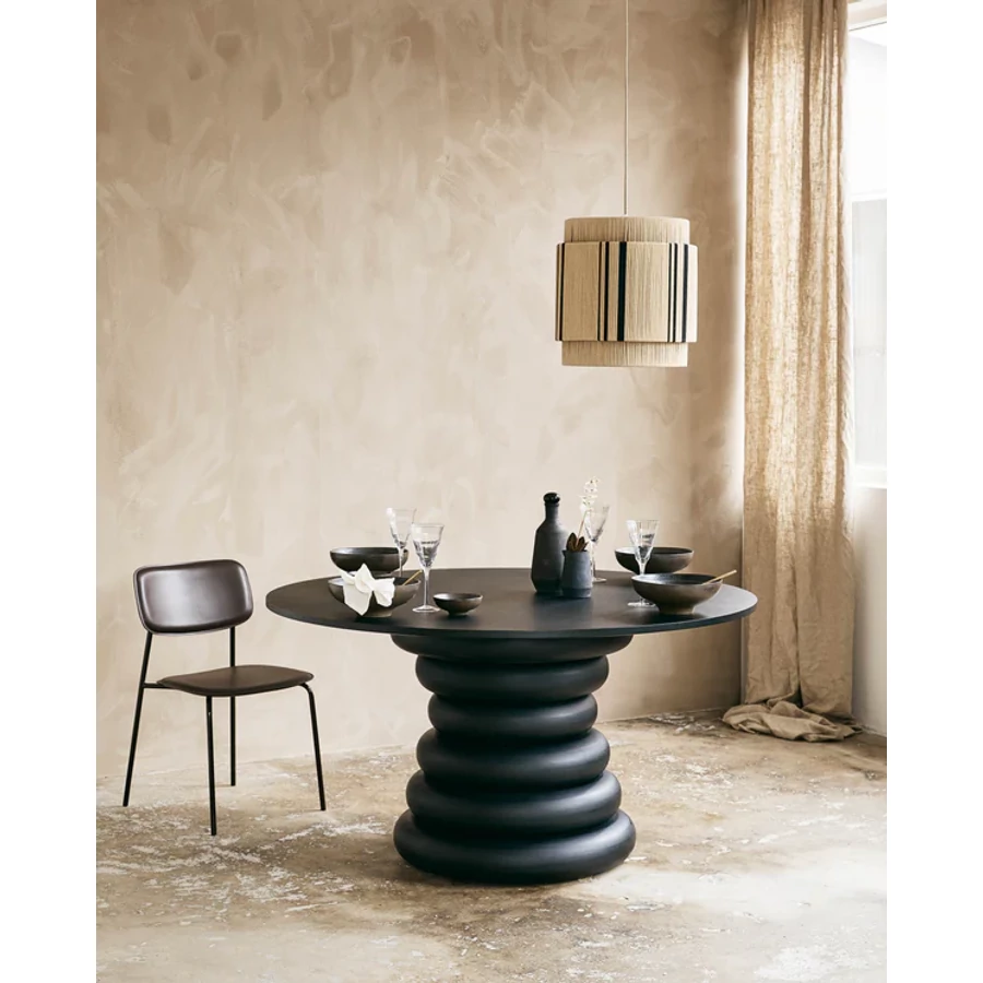 Nordic fekete csíkos függőlámpa