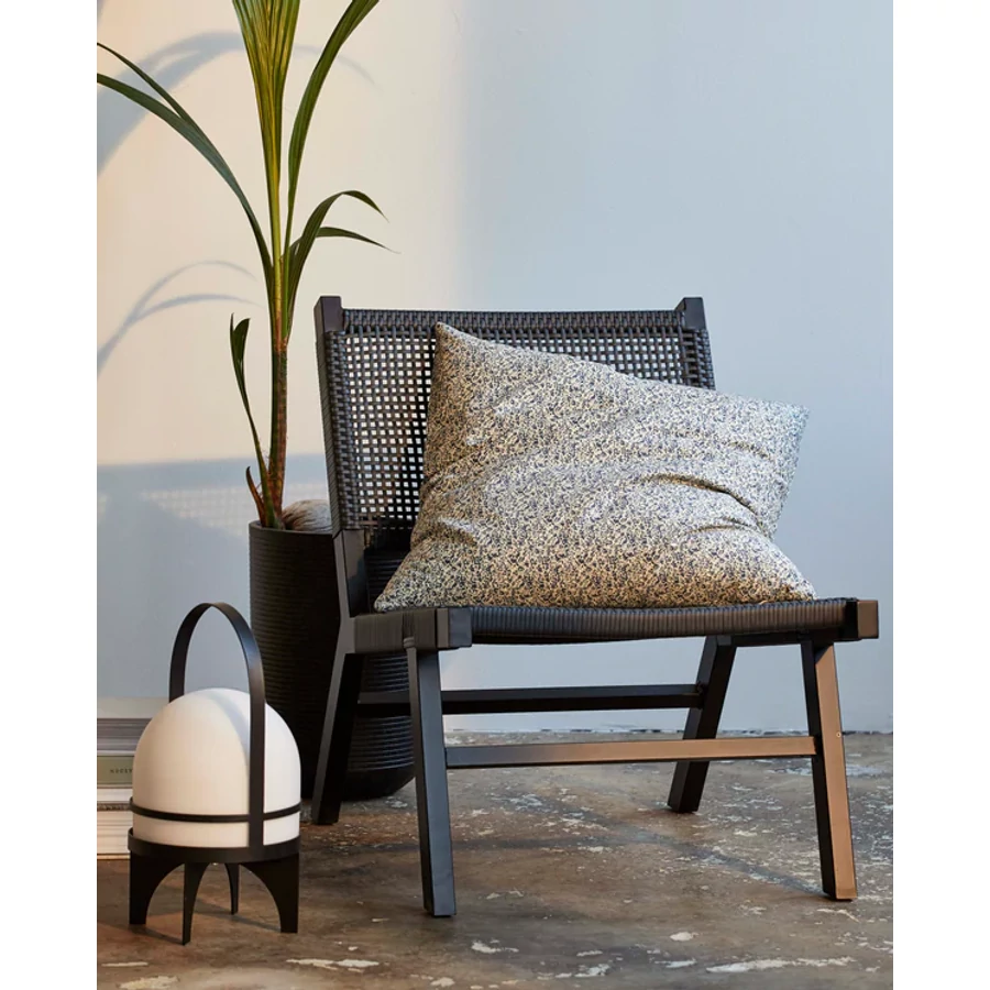 Nordic LED fekete hordozható lámpa