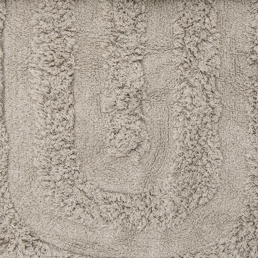 Ovális natúr pamut szőnyeg 200x140 cm