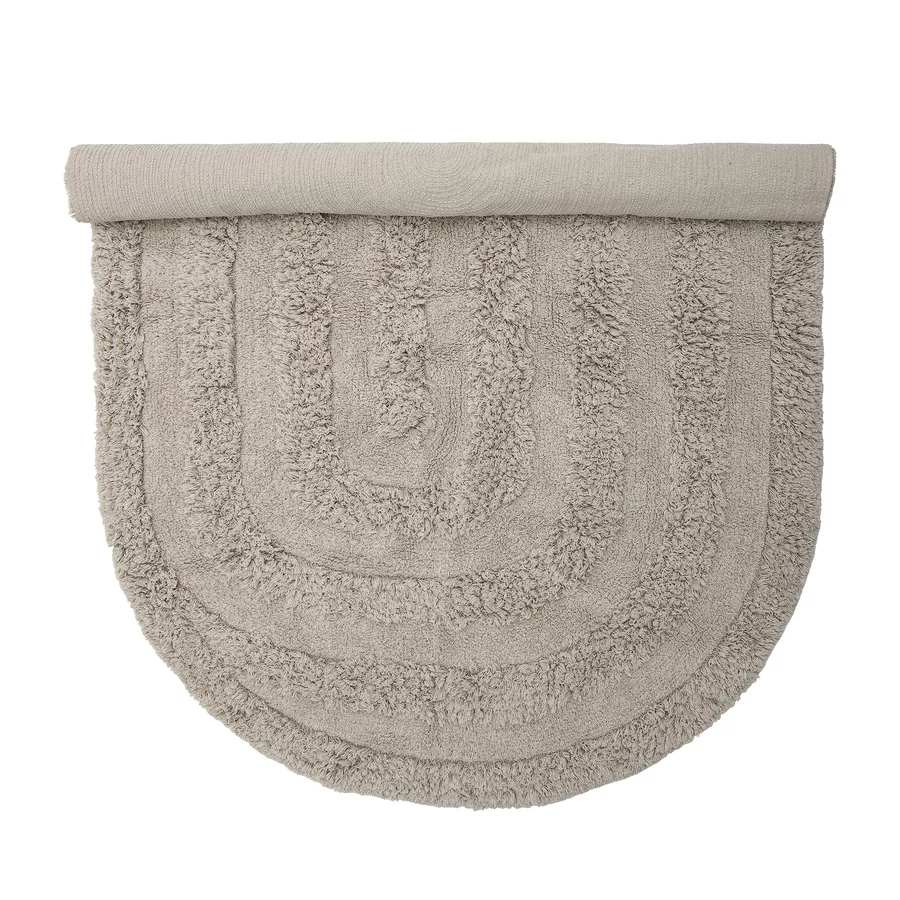 Ovális natúr pamut szőnyeg 200x140 cm