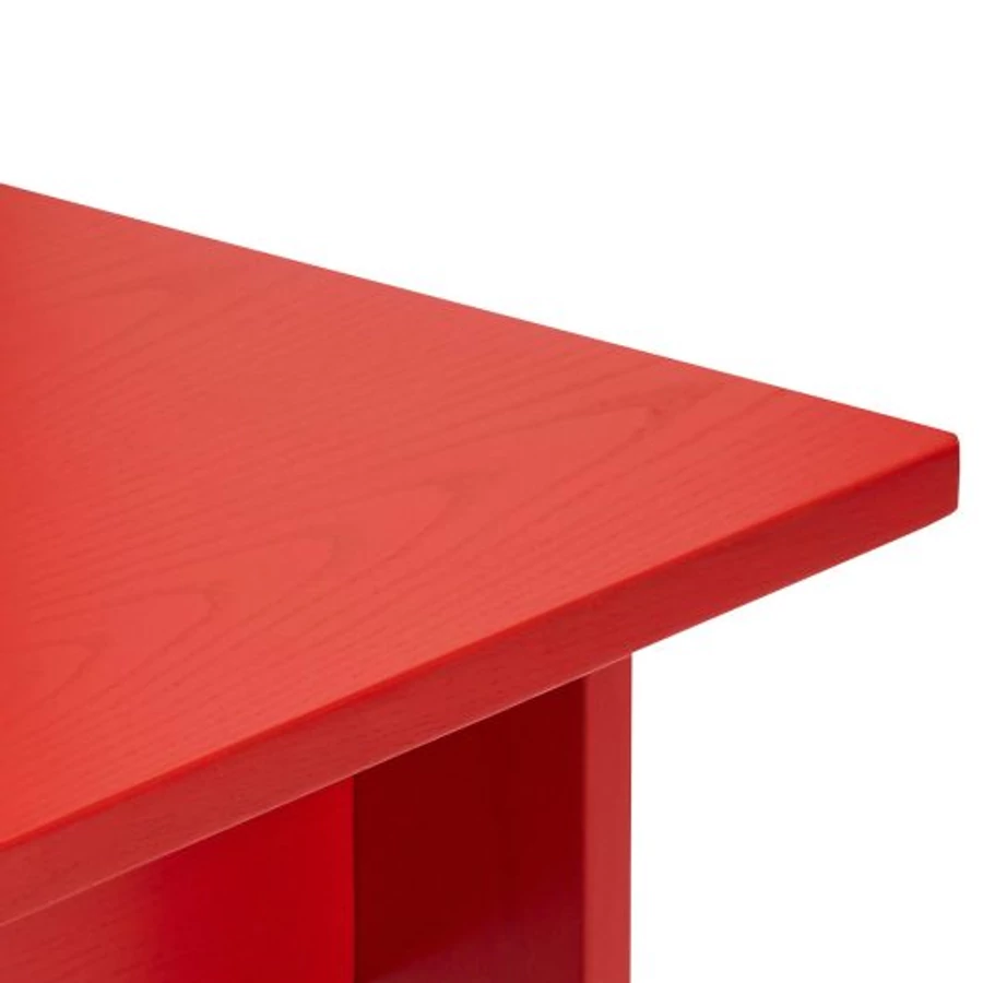 Piros kőrisfa kisasztal