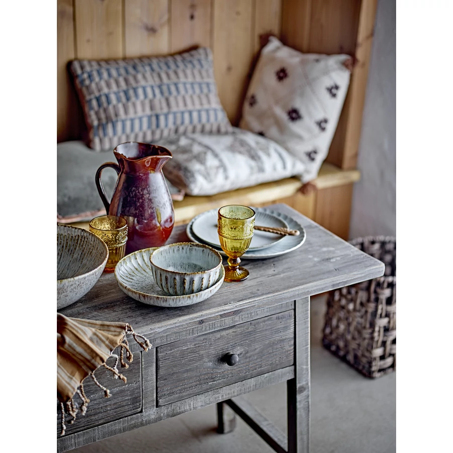 Sárga dombornyomott boros pohár 6 db