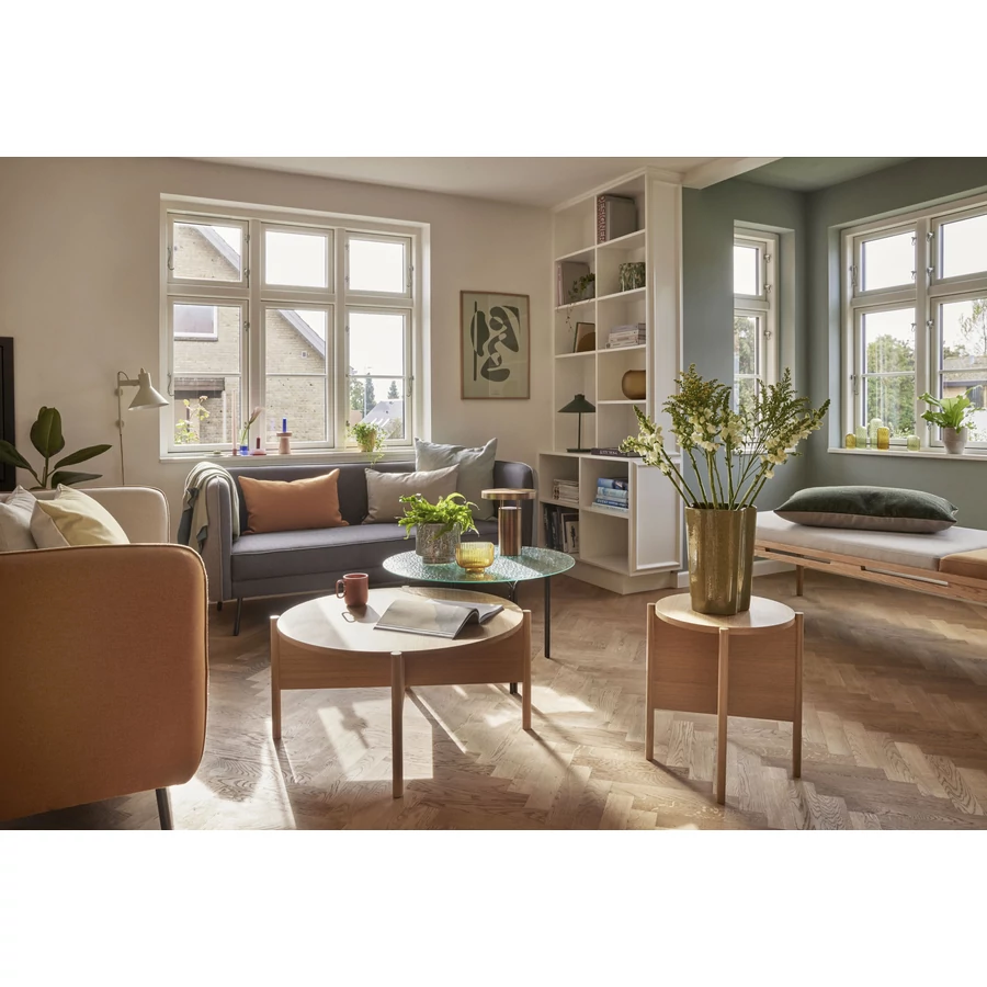 Skandináv tölgyfa kerek asztal 86 cm