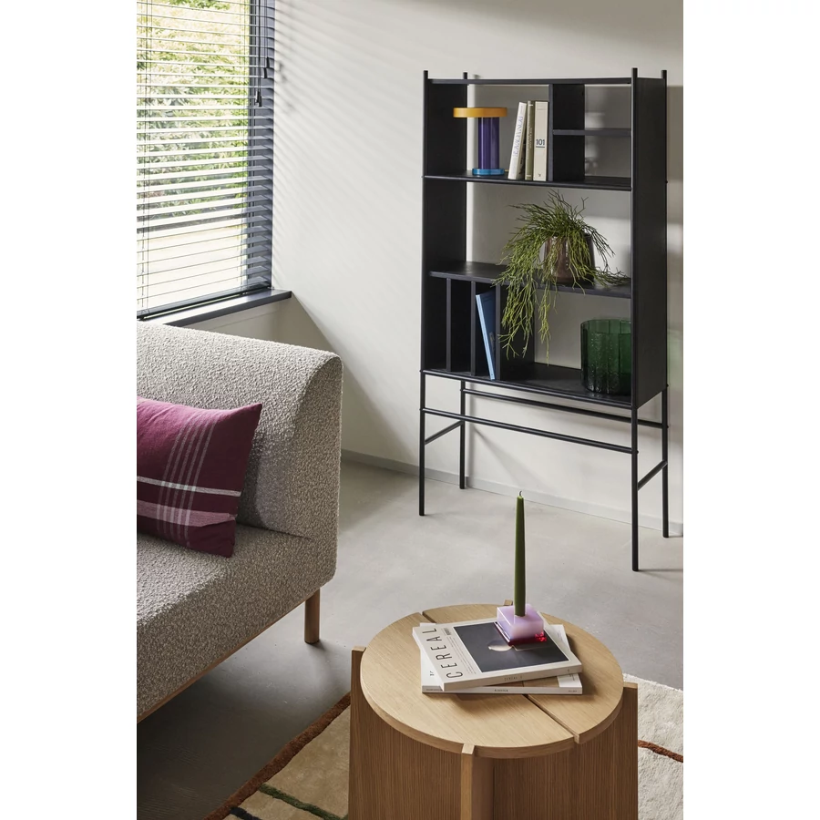 Skandináv tölgyfa kerek kisasztal 55 cm