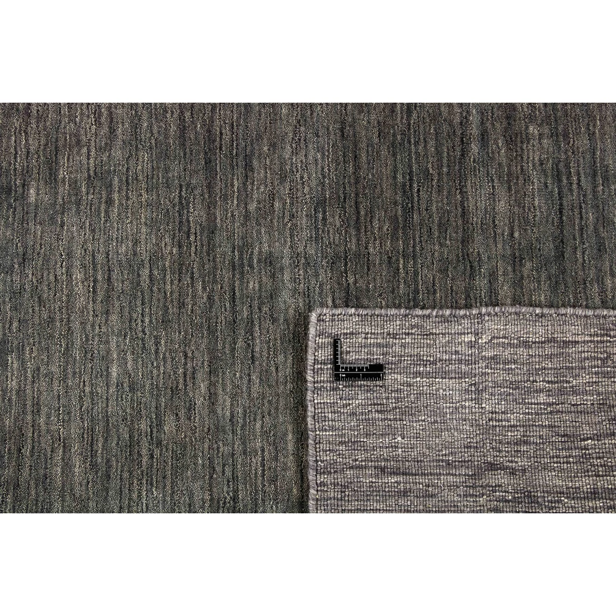 Sötét szürke prémium gyapjú szőnyeg 90x60 cm