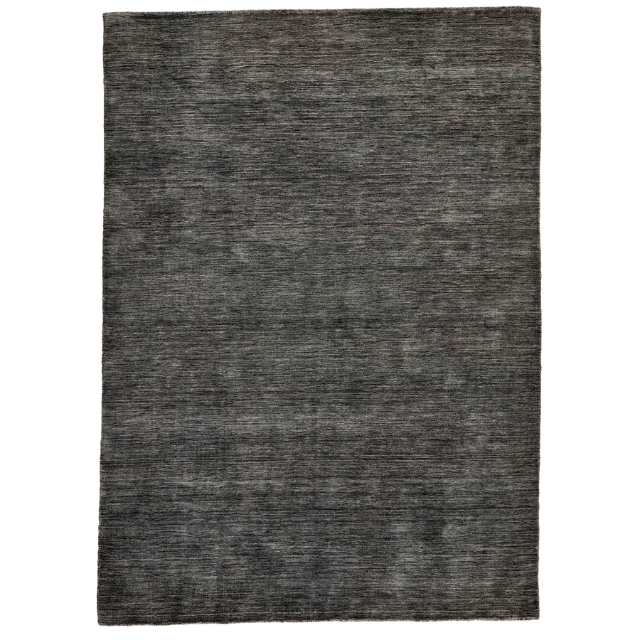 Sötét szürke prémium gyapjú szőnyeg 90x60 cm