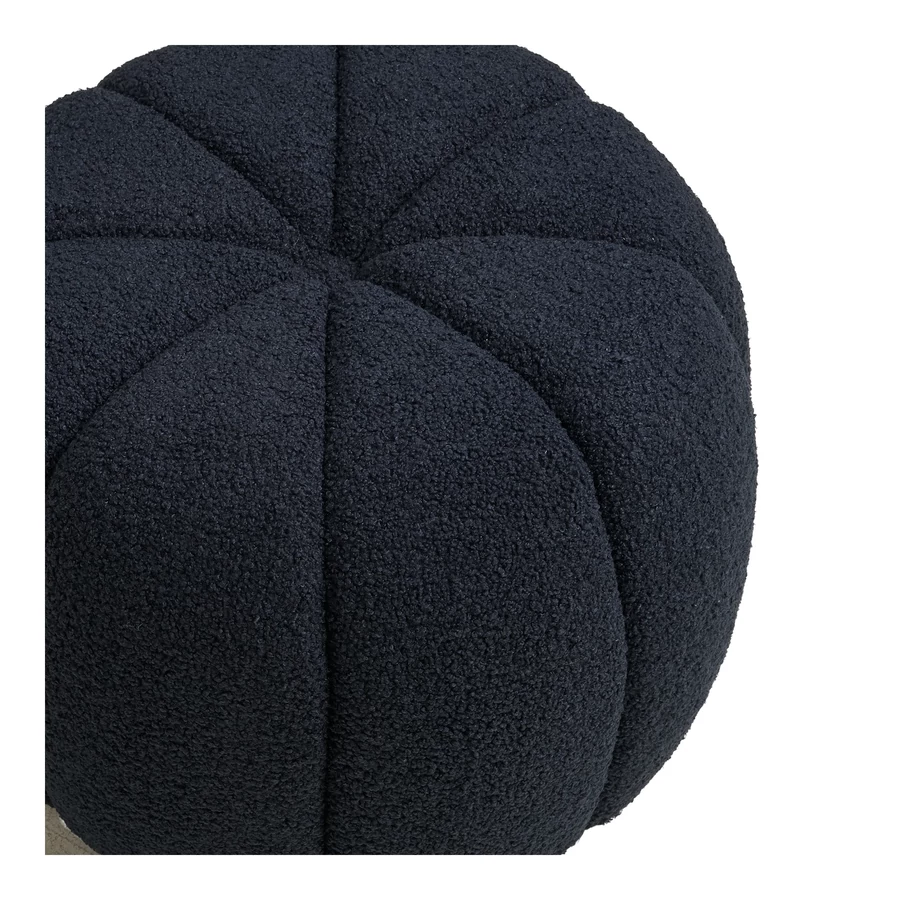 Sötétkék szövet puff 48 cm