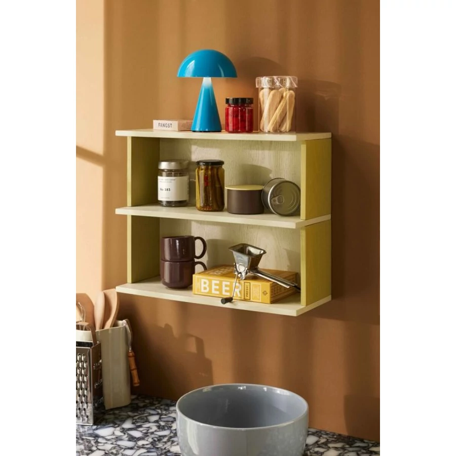 Színes tölgyfa fali szekrény 50 cm