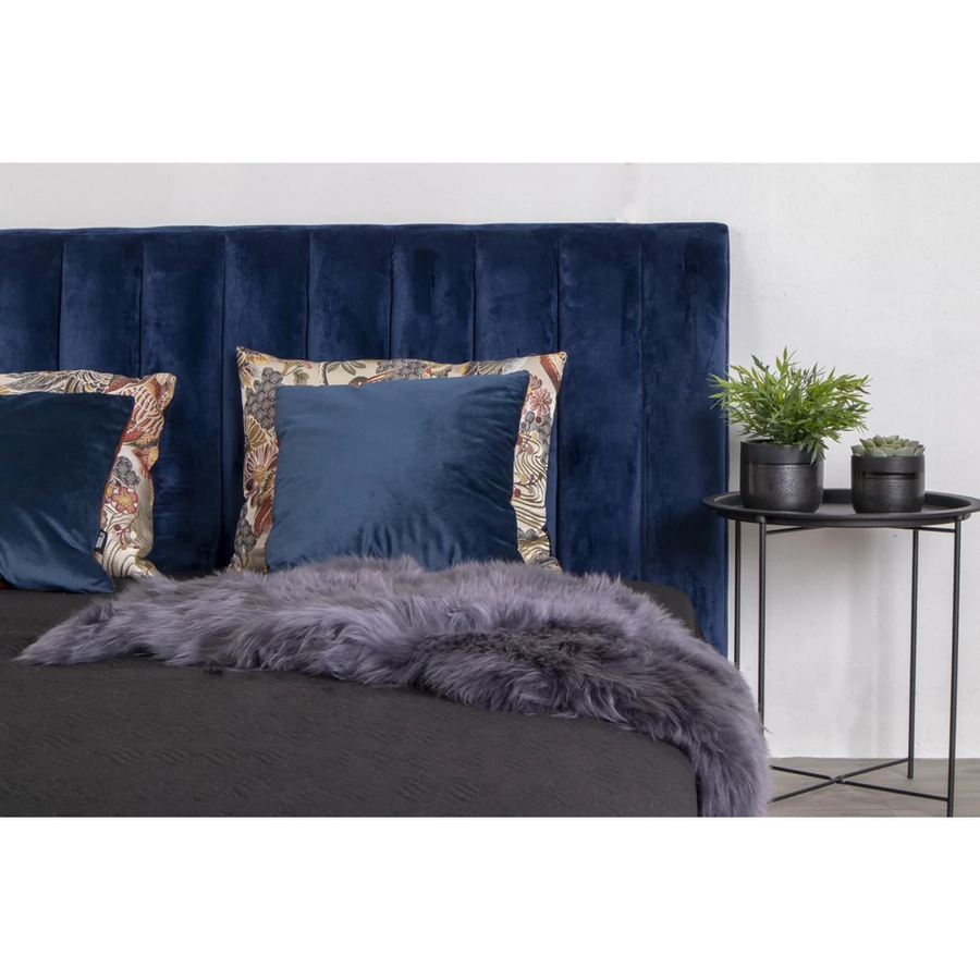 Szürke báránybőr üléstakaró 80x50 cm