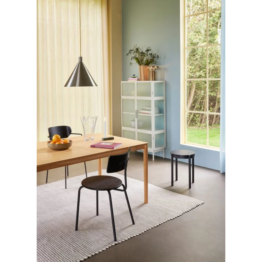 Szürke és fehér gyapjú szőnyeg 200x300 cm