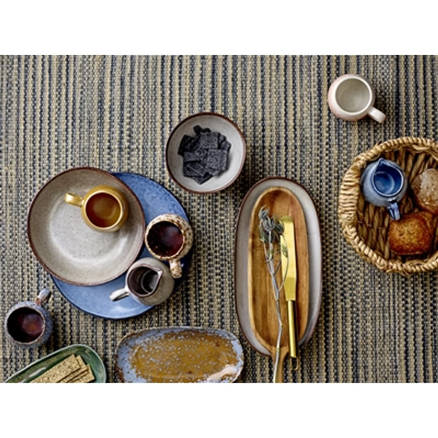 Szürke kerámia mélytányér 6 db