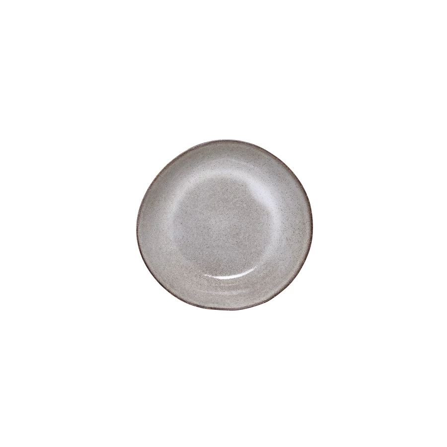 Szürke kerámia mélytányér 6 db