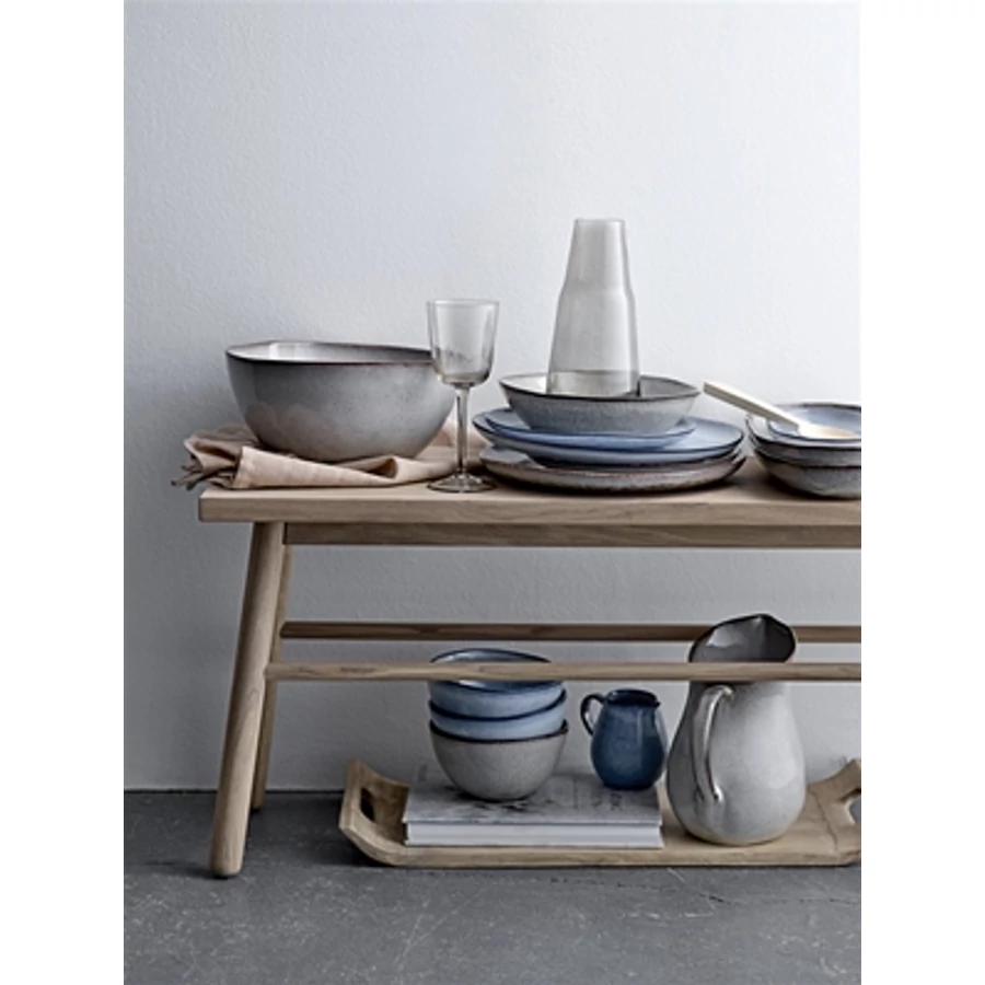 Szürke kerámia reggelizőtál 6 db