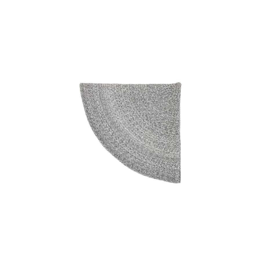 Szürke kör alakú szőnyeg Ø120cm