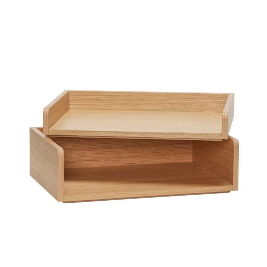 Tölgyfa 2 szintes irattartó