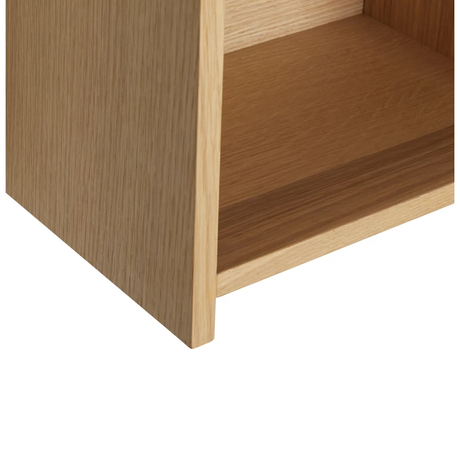 Tölgyfa fali polc 80 cm