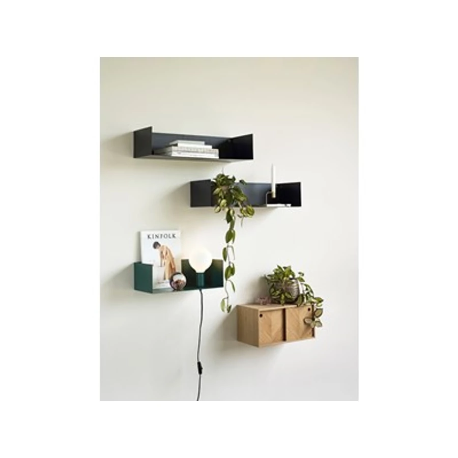 Tölgyfa fedett polc