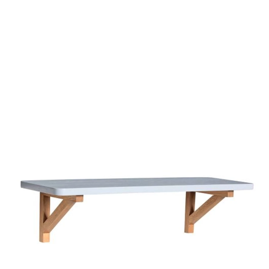 Tölgyfa szürke polc