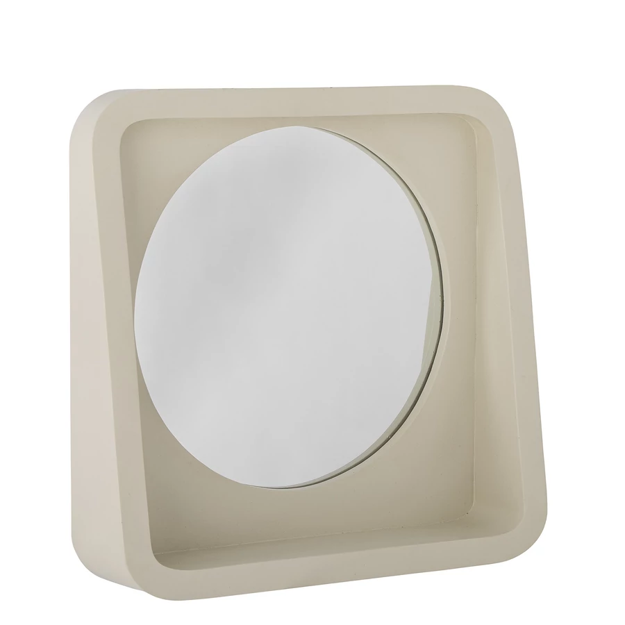 Világos színű polcos tükör