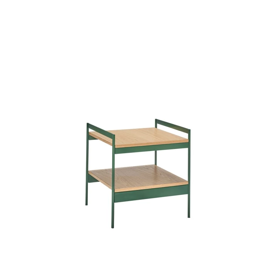 Zöld polcos kisasztal